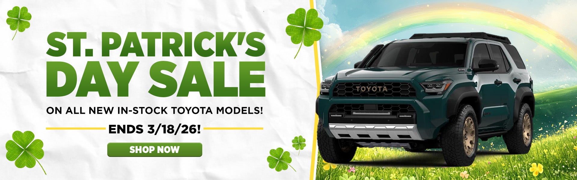 St. Patrick's Day Sale