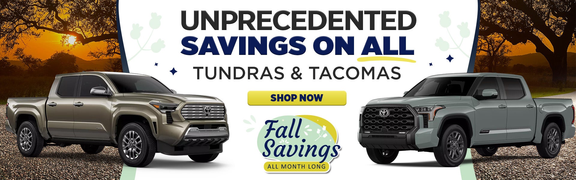 Shop New Tundra and Tacomas Models